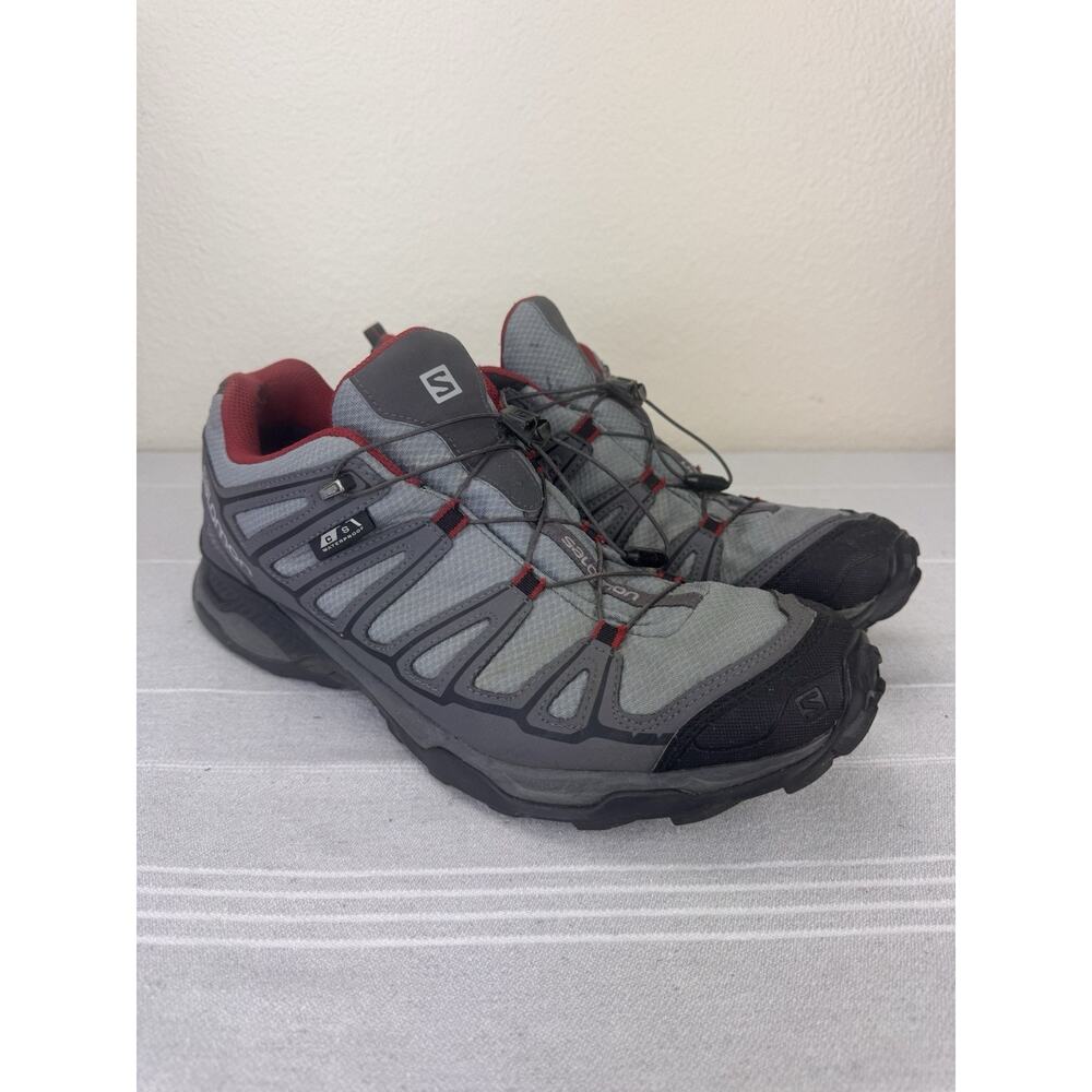 Salomon Gray and Black Trail Running Shoes